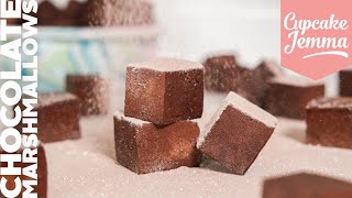 Easy Chocolate Marshmallows | Cupcake Jemma