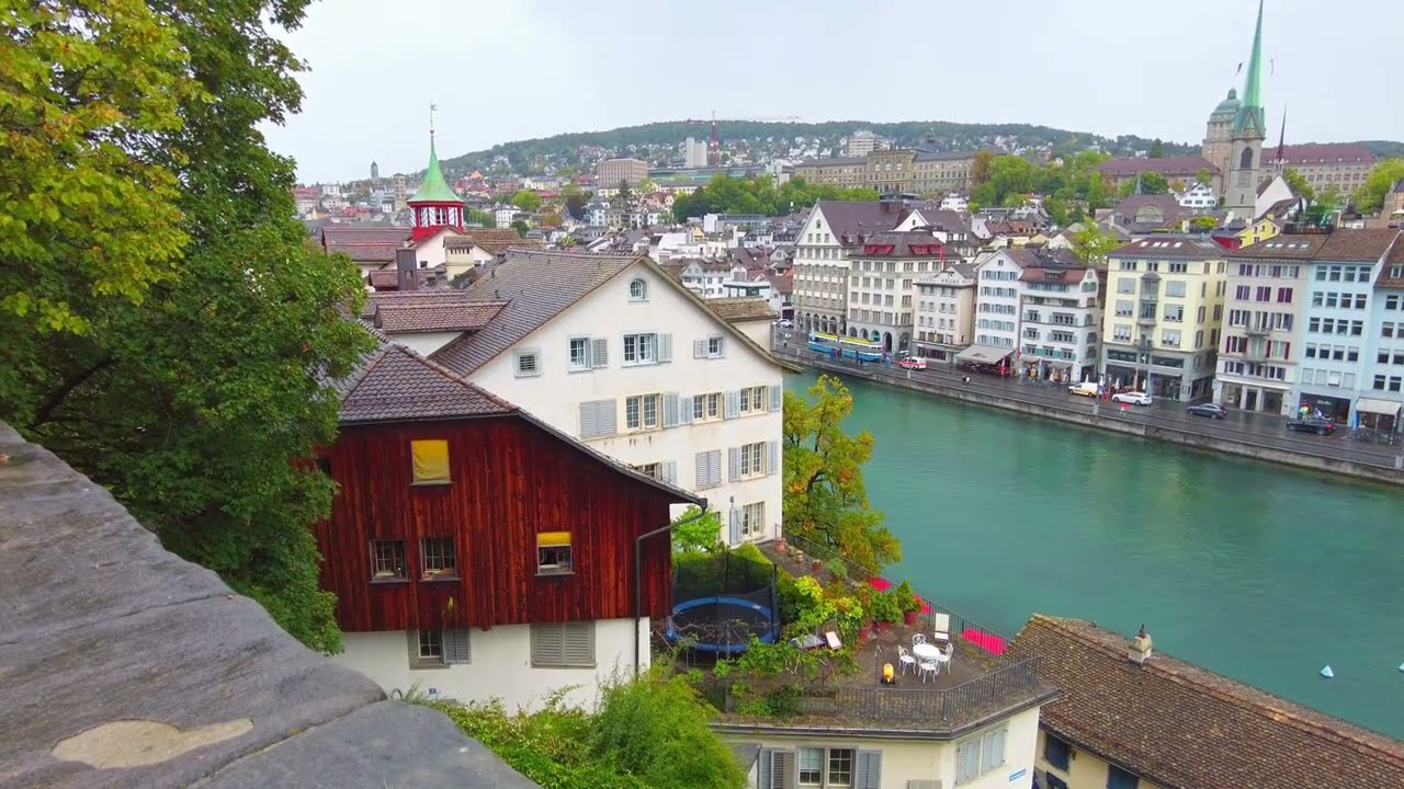 Embark on an invigorating walking tour of the picturesque Lindenhof Hill.