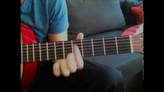 How to play the intro to Summer lovin from grease with just ONE string on guitar easy