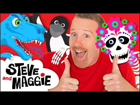 Steve and Maggie Hit the Piñata Party + Bigfoot & More | Best Stories for Kids | Wow English TV
