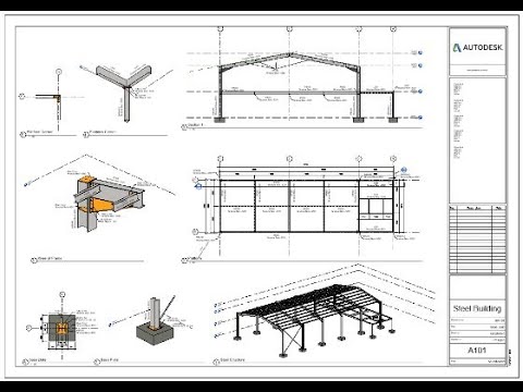 Steel Roof Truss With Bolted Connections |  Design | Revit 2021