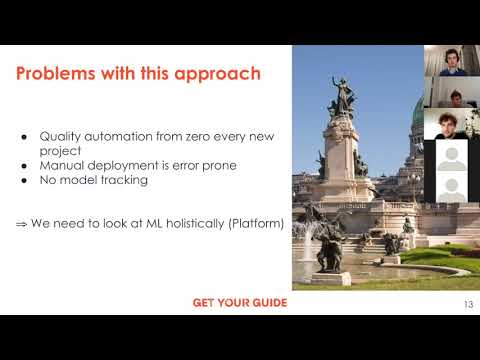 Pydata Berlin Meetup February 2021: The Foundation of our Machine Learning Platform at GetYourGuide