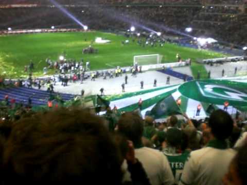 Werder - Bayer....wir sind Werder Bremen, grün weiß das Emblem...