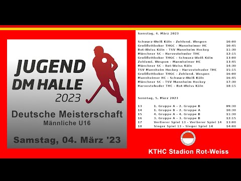 SAMSTAG - Deutsche Meisterschaft Männliche U16