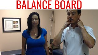 preview picture of video 'Costa Mesa Chiropractor Demonstrates the Balance Board'