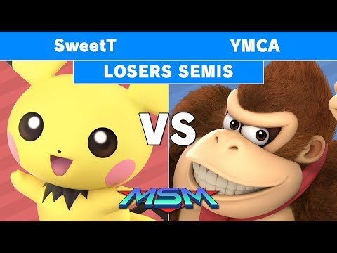 MSM 179 - SweetT (Pichu) vs YMCA (DK, Bowser) Losers Semis - Smash Ultimate