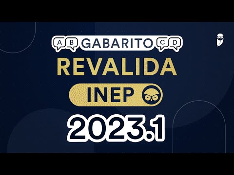 Gabarito Revalida INEP 2023.1 - Correção de Prova Ao Vivo