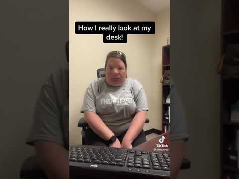 What I think I look like at my desk….# Not