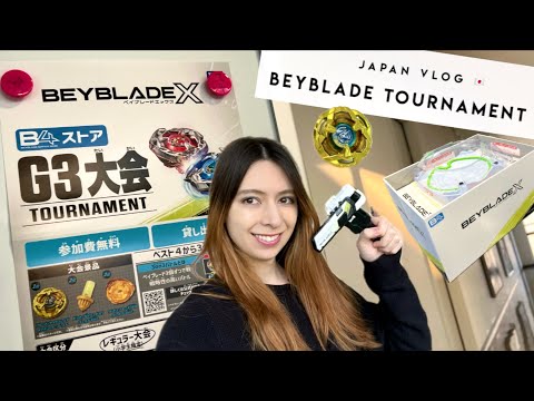 I BATTLED AGAINST THE G3 BEYBLADE CHAMPION! Beyblade X Tournament vlog in Japan