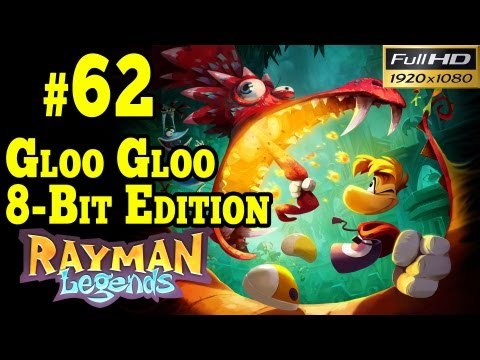 Rayman Legends Walkthrough - Living dead Party Part 62 Gloo Gloo 8 Bit Edition 1080p