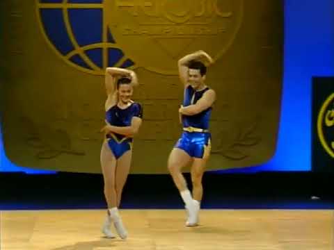 Olga Cardoso, Roberson Magalhaes (Brazil) | 2003 World Aerobic Championship