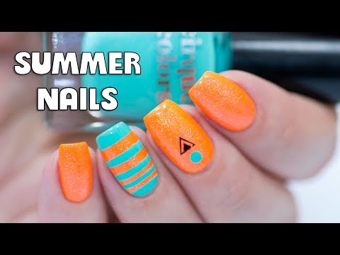 EASY NEON SUMMER NAIL ART - Cirque Colors Vice 2017