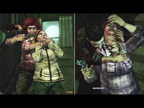 Brenda Shoots Lee vs Walker Mark Eats Brenda -All Choices- The Walking Dead