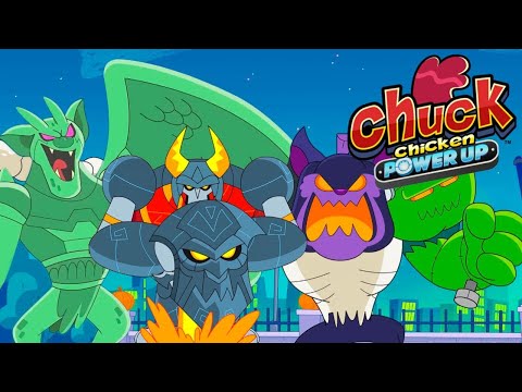 Chuck Chicken Power Up 🐣 Collection of the best episodes 🌈 Chuck Chicken Cartoons