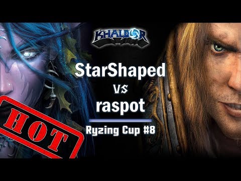 ► WarCraft 3 - Starshaped (NE) vs. Raspot (HU) - Ryzing Cup #8