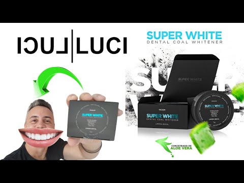 Dentes Brancos e Saudáveis com o SUPER WHITE Dental Coal Whitener #luciluci