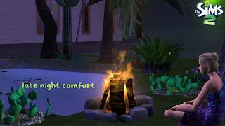 🌙 a sleepless summer night outdoors | cozy sims 2 ambience