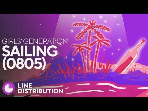 GIRLS' GENERATION - Sailing (0805) (Line Distribution)