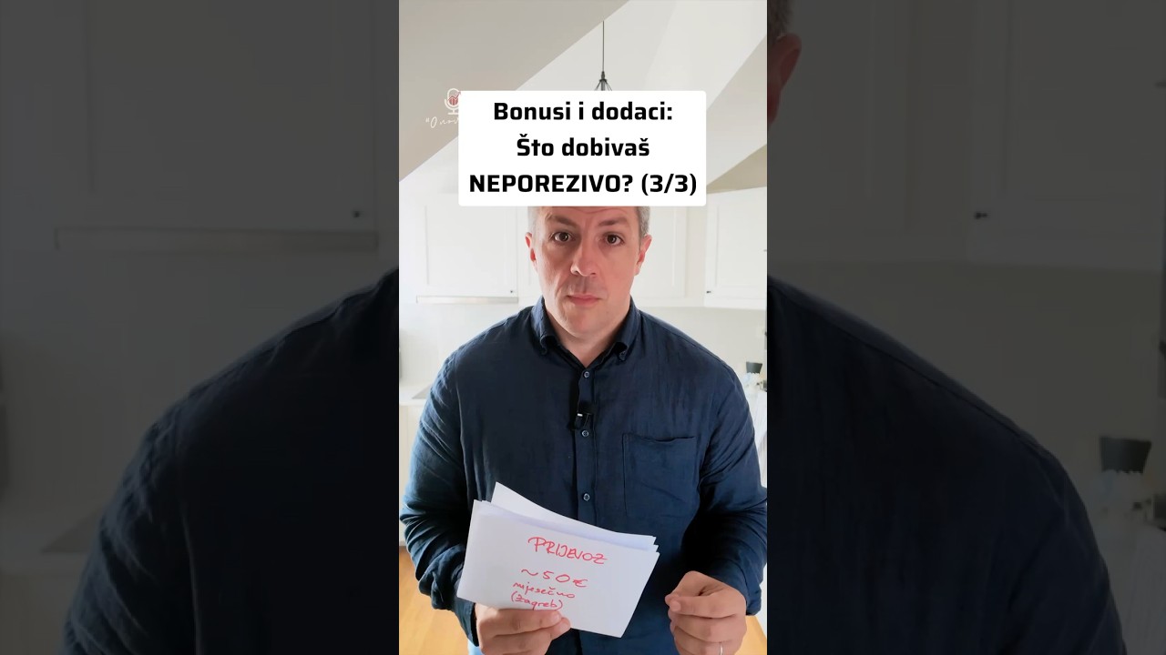 Bonusi i dodaci: Što možeš dobiti NEPOREZIVO? (3/3)
