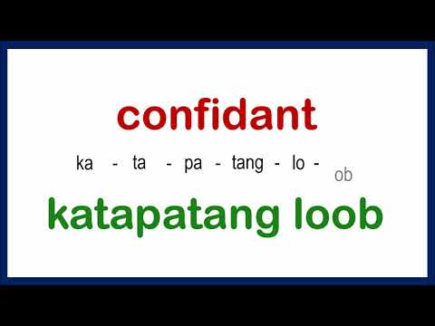 50 English Tagalog Difficult Words # 120  To Expand your Vocabulary