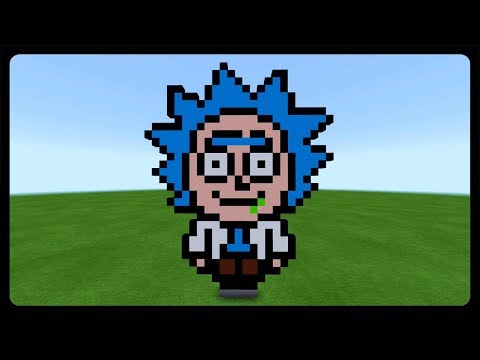 Minecraft: How To Build Rick From Rick and Morty Tutorial!