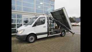 Autobasculantă < 3.5t Mercedes-Benz Sprinter 316 1.8 NGT 366 Kipper + HIAB Kraan Kran Crane | Imagine 4 - Autoline
