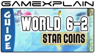 New Super Mario Bros. U - Rock-Candy Mines-2 Porcupuffer Falls Star Coins Guide & Walkthrough