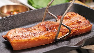Perfectly Grilled Pork Belly : Mastering Korean BBQ
