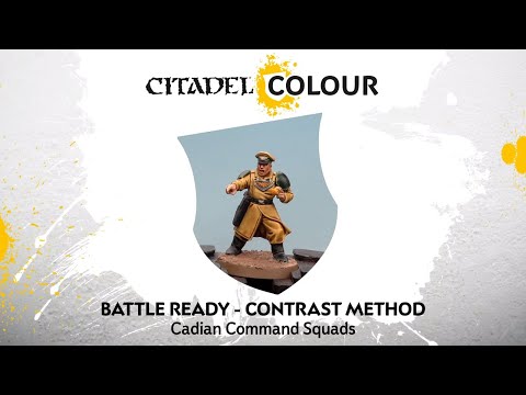 How to Paint: Cadian Command Squads – Contrast Method