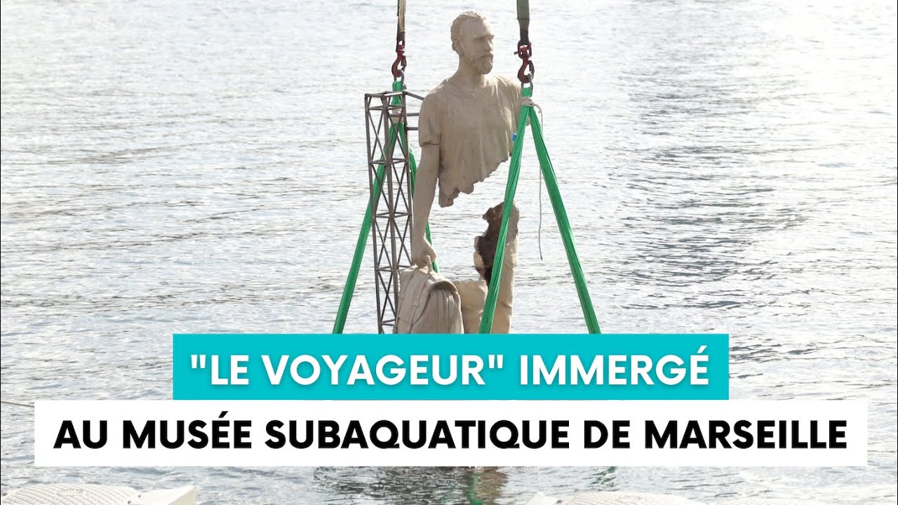 Le Musée subaquatique de Marseille immerge sa dernière statue