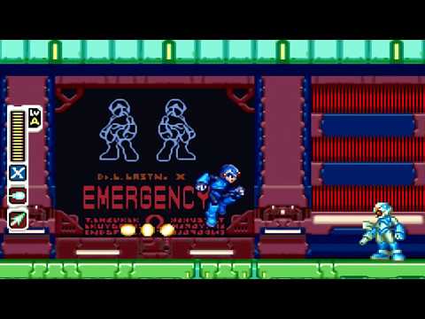 RMZ3 X Mod - X in title screen and Neo Arcadia displays