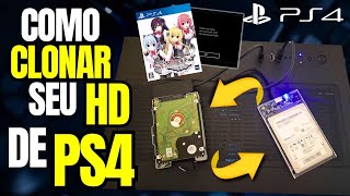 CLONE O HD DO PS4 SEM PERDE SEU DESBLOQUEIO 12.50 LUA REMOTE