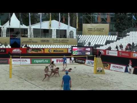 BV Moscow Grand Slam 2014 Brzostek - Kolosinska and Talita - Lima