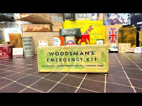 MEGA RARE... The 1967 Woodsman's Vintage Survival Kit