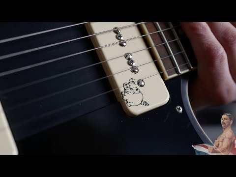 Bare Knuckle 'Pig 90 Hot and Fat Soapbar P-90 Bridge Pickup - Black image 3