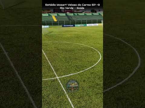 RIO VERDE GOIÁS, PROJETO VISÃO AÉREA - ESTÁDIO MOZART VELOSO DO CARMO EP-3.