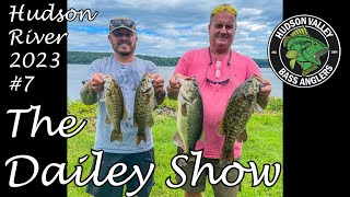 HVBA Hudson River Kingston Tournament #7 2023 ~ The Dailey Show first win 🎣🥈