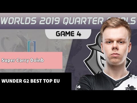 Highlights G2 WUNDER | Best Solo Top EU | Super Carry Doinb