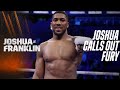 AJ CALLS OUT FURY AFTER BEATING JERMAINE FRANKLIN