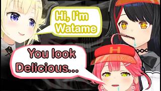 Watame's Job Interview Took a Delicious Turn... (Nakiri Ayame / Hololive) 【SUB EN/JP】