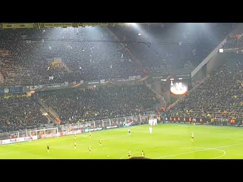 Borussia Dortmund vs. Atalanta Bergamo 15.02.2018 Europa League 3:2 Gästeblock