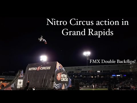 Sheehan shows off a POV Double Backflip | Javier almost takes out Josh | Nitro Circus Grand Rapids