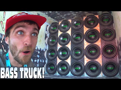 20 SUBWOOFERS in a TRUCK BUILD!?! Slammin EXTREME Car Audio Bass Demos w/ CRAZY LOUD Sound Systems!!
