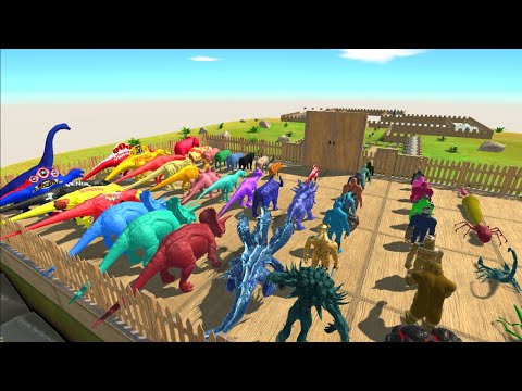 Colored Every Unit Championship #7- Animal Revolt Battle Simulator