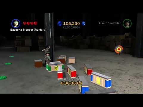 lego indiana jones warehouse bonus level