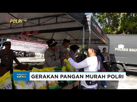 POLRES BAUBAU GELAR GERAKAN PANGAN MURAH STABILKAN HARGA