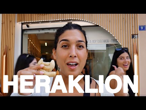 HERAKLION, CRETE Food Tour! - Eat with me in the capital of Greece's Biggest Island.