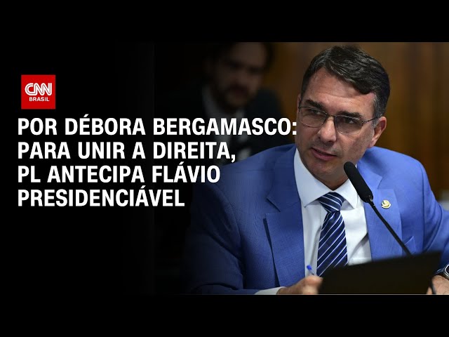 Eleições 2026: Para unir a direita, Flávio Bolsonaro anuncia candidatura à Presidência | CNN 360°