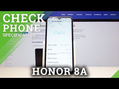 How to Check Phone Specification of HONOR 8A – Check Phone Spec