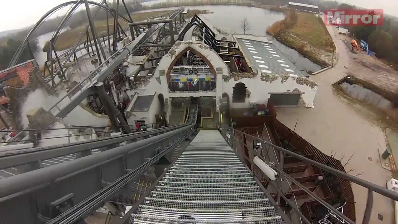 The Swarm: Thorpe Park ride sends thrill seekers round roller coaster ...